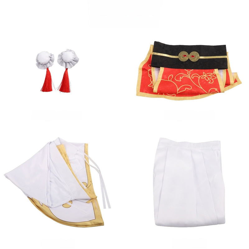 Female The Apothecary Diaries Maomao Cosplay Costume Hanfu Red Skirt - AwwwCos
