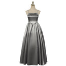 Film Beetle Juice Astrid Cosplay Costume Gray Top A Line Dress