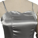 Film Beetle Juice Astrid Cosplay Costume Gray Top A Line Dress