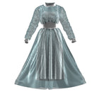 Film Beetlejuice Astrid Cosplay Costume Adult Child Green Dress