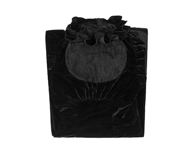 Film Dead Silence Mary Shaw Cosplay Costume Gothic Black Lace Dress