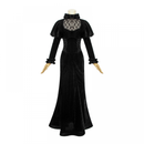 Film Dead Silence Mary Shaw Cosplay Costume Gothic Black Lace Dress - AwwwCos