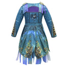 Film Descendants Evie Kids Cosplay Costume Gradient Blue Dress - AwwwCos