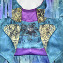 Film Descendants Evie Kids Cosplay Costume Gradient Blue Dress - AwwwCos