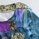 Film Descendants Evie Kids Cosplay Costume Gradient Blue Dress - AwwwCos