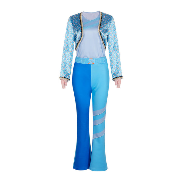 Film Descendants:The Rise of Red Blue Women Cosplay Costume