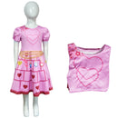 Film Descendants: The Rise of Red Pink Blue Cosplay Costume Jumpsuit