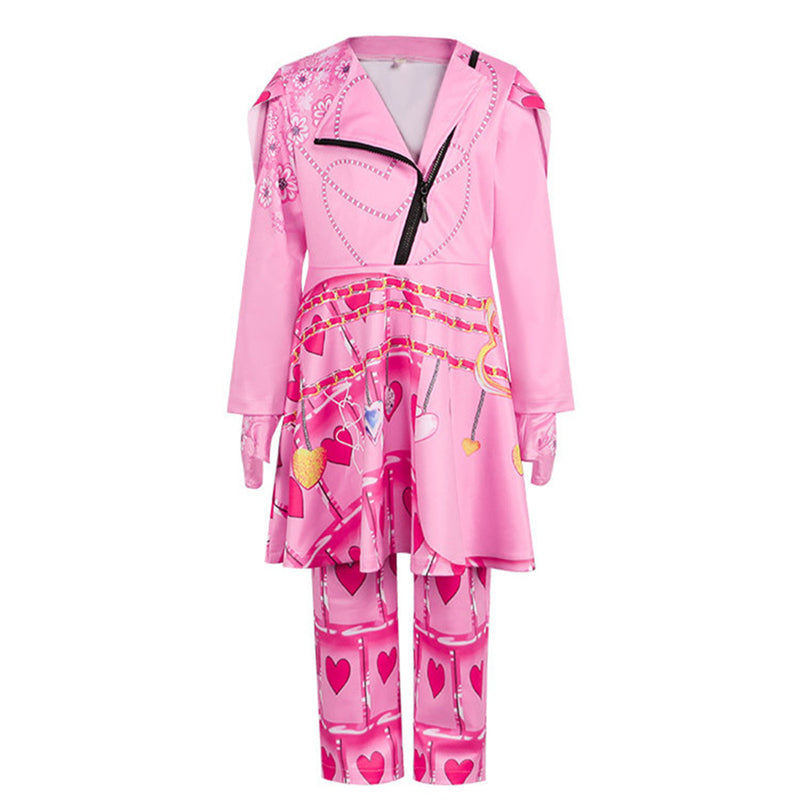 Film Descendants: The Rise of Red Red Kids Adult Cosplay Costume