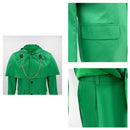 Film Doctor Doom Cosplay Costume Male Green Uniform Cloak