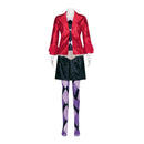 Film Harley Quinn Cosplay JK Uniform Skirt Party Masquerade Costume