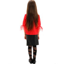 Film Harley Quinn Cosplay Costume Kid Girl JK Uniform Coat Skirt - AwwwCos