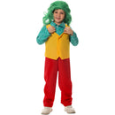 Film Joker Arthur Fleck Cosplay Costume Kid Boys Uniform Green Wig - AwwwCos
