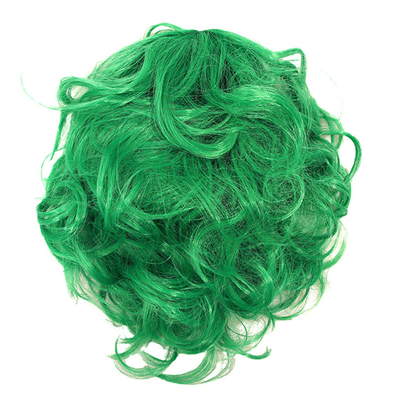Film Joker Arthur Fleck Cosplay Costume Kid Boys Uniform Green Wig
