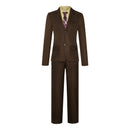 Film Joker Arthur Fleck Cosplay Costume Male Brown Uniform - AwwwCos
