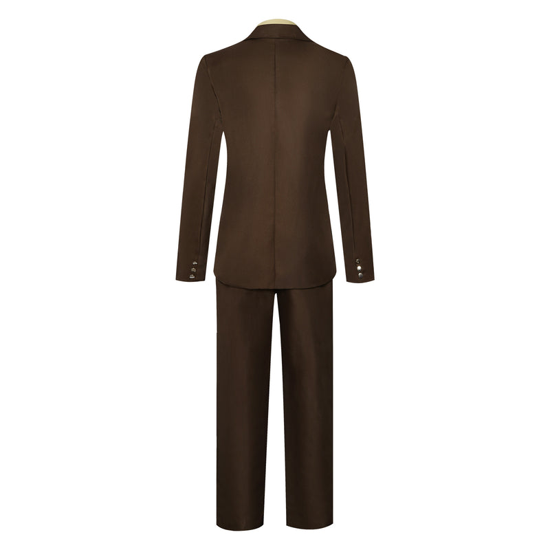 Film Joker Arthur Fleck Cosplay Costume Male Brown Uniform