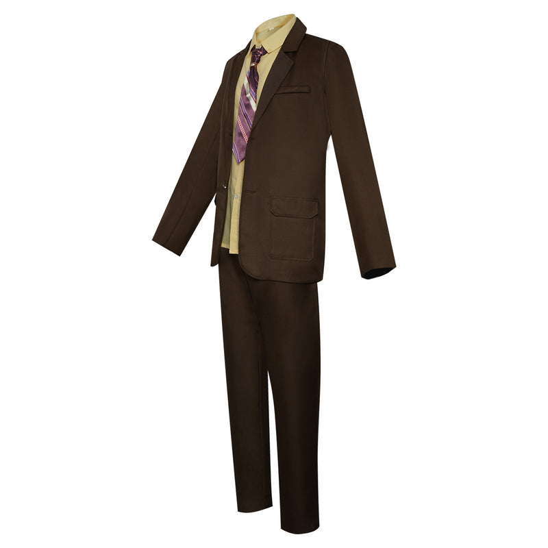 Film Joker Arthur Fleck Cosplay Costume Male Brown Uniform