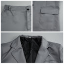 Film Joker Arthur Fleck Cosplay Costume Men Grey Jacket Pants Tie - AwwwCos