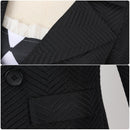 Film Joker Harley Quinn Cosplay Costume Jacket Plaid Camisole Skirt