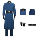 Film Men Kim Possible Dr. Drakken Cosplay Costume Blue Outfits Full Set