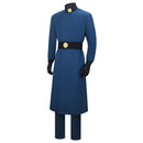 Film Men Kim Possible Dr. Drakken Cosplay Costume Blue Outfits Full Set