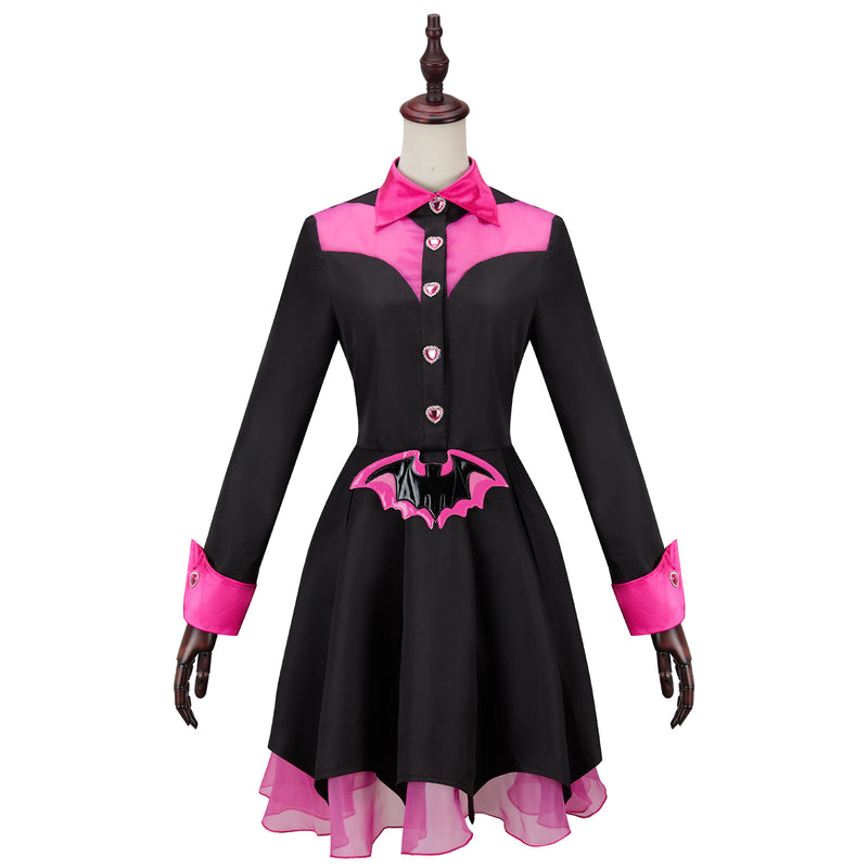 Film Monster High Draculaura Cosplay Costume Dress Stockings