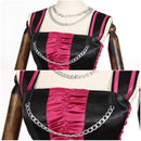 Film Monster High Spectra Vondergeist Cosplay Costume Square Collar Dress