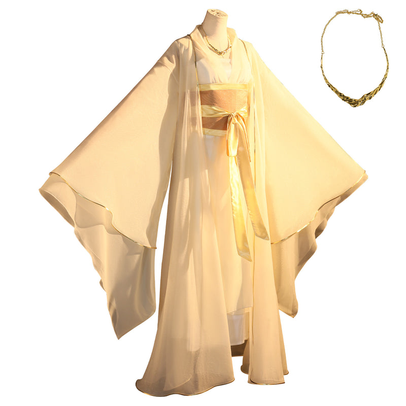 Film Ne Zha Crane Girl Cosplay Costume Traditional Hanfu