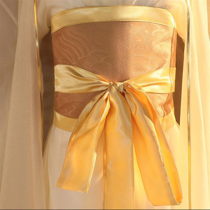 Film Ne Zha Crane Girl Cosplay Costume Traditional Hanfu