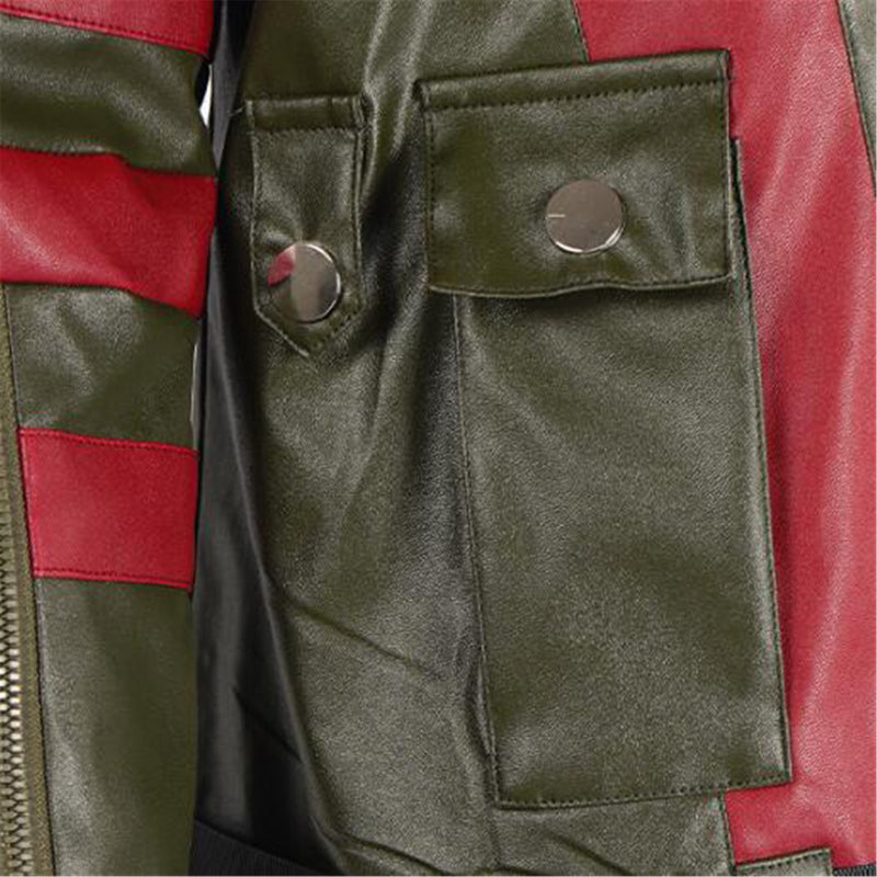 Film Red On Callum Drift Cosplay Costume Faux Leather Suit