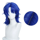 Film Rise of the Non-Mammalians Gary Snake Cosplay Royal Blue Curly Wig - AwwwCos