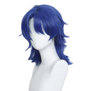 Film Rise of the Non-Mammalians Gary Snake Cosplay Royal Blue Curly Wig - AwwwCos