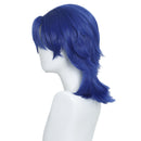 Film Rise of the Non-Mammalians Gary Snake Cosplay Royal Blue Curly Wig - AwwwCos