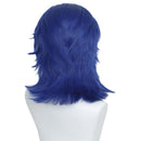 Film Rise of the Non-Mammalians Gary Snake Cosplay Royal Blue Curly Wig - AwwwCos