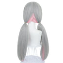 Film Rise of the Non-Mammalians Judy Hopps Cosplay Grey Pink Wig