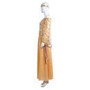Film Star Wars Amidala Cosplay Costume Orange Floral dress - AwwwCos