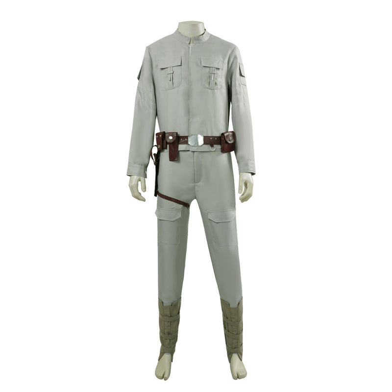 Film Star Wars Luke Skywalker Cosplay Costume Men Uniform