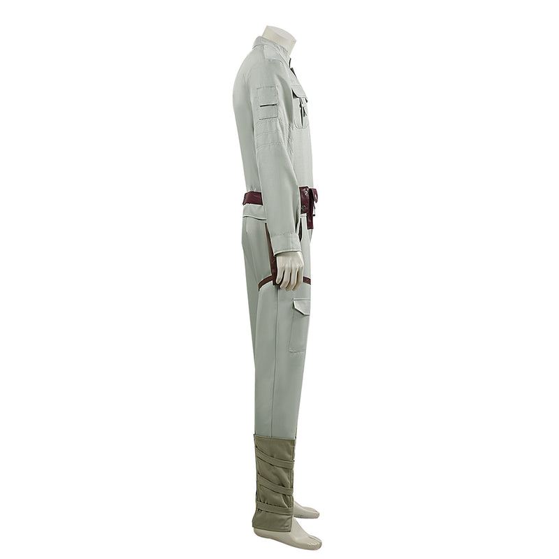 Film Star Wars Luke Skywalker Cosplay Costume Men Uniform