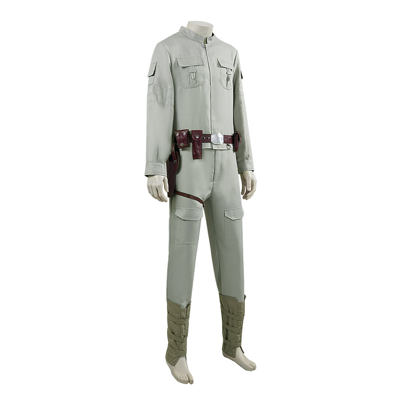 Film Star Wars Luke Skywalker Cosplay Costume Men Uniform