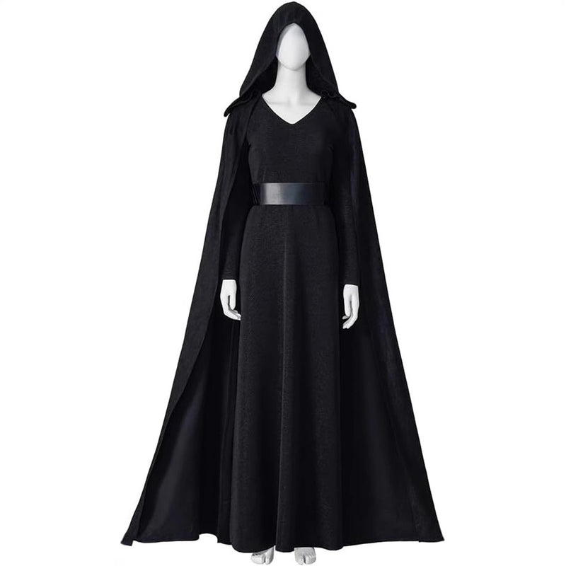 Film Star Wars Rey Cosplay Costume Women Black Suit