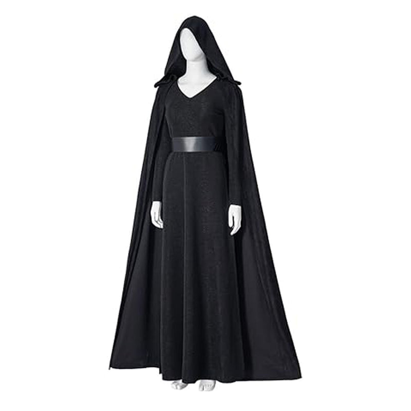 Film Star Wars Rey Cosplay Costume Women Black Suit