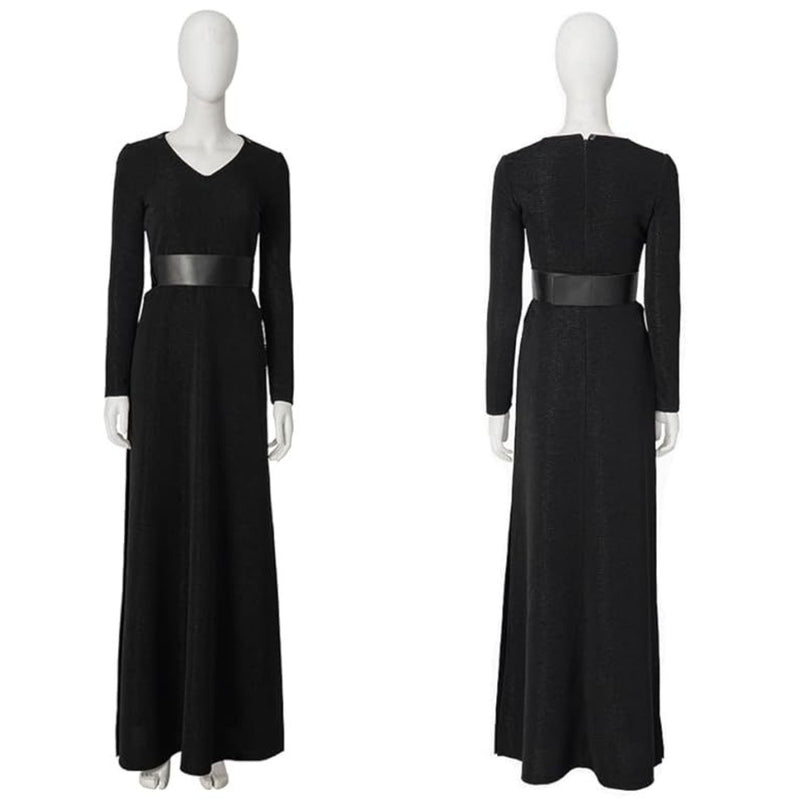 Film Star Wars Rey Cosplay Costume Women Black Suit