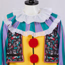 Film Terrifier It Clown Cosplay Costume Jumpsuit Coat Choker - AwwwCos