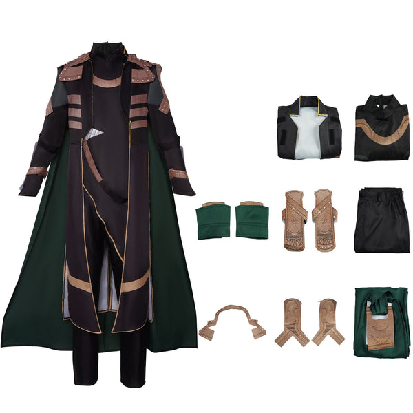 Film The Dark World Loki Cosplay Costume Men Trench