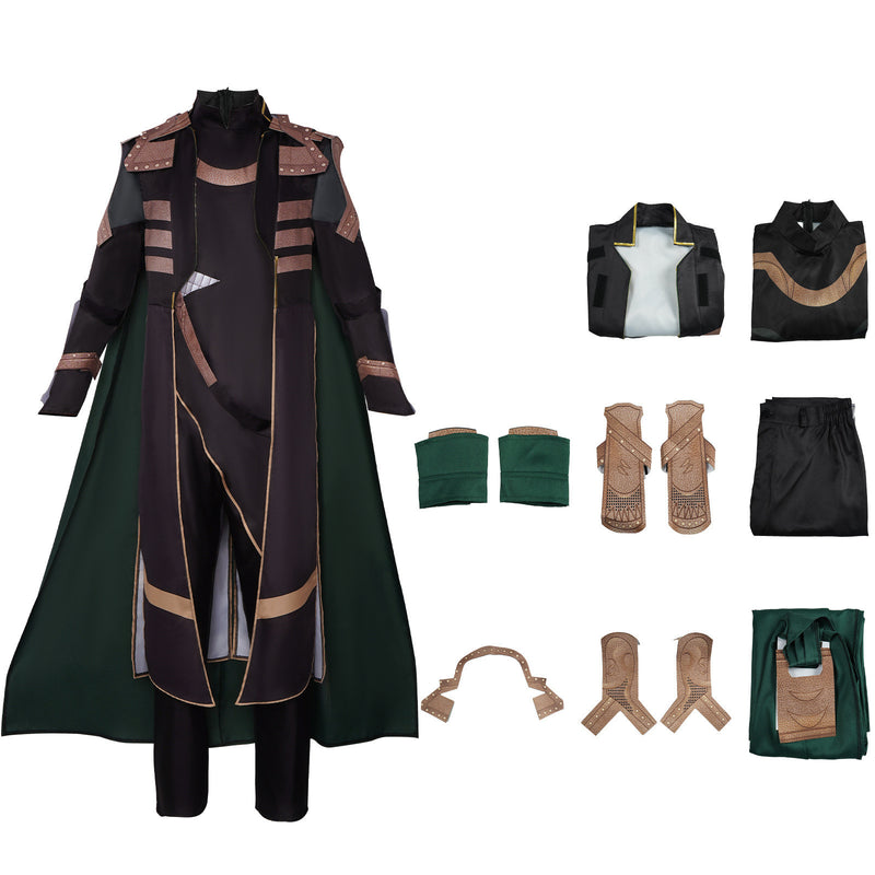 Film The Dark World Loki Cosplay Costume Men Trench