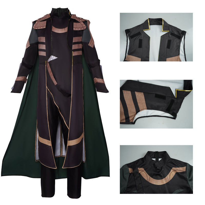 Film The Dark World Loki Cosplay Costume Men Trench
