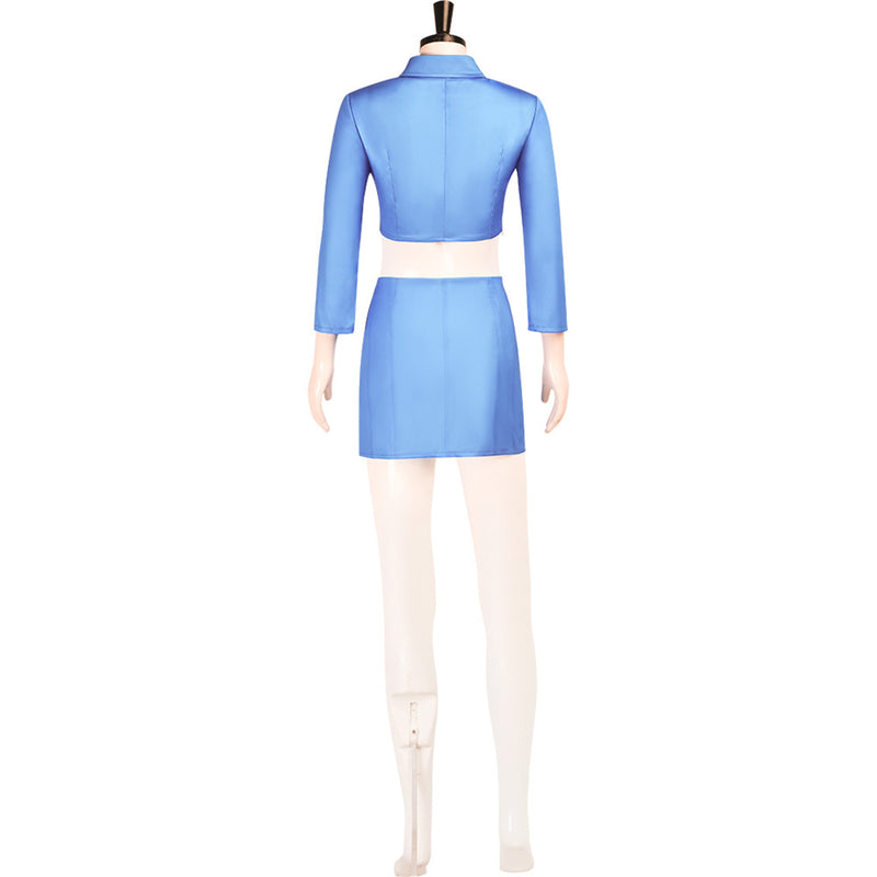 Film The Fifth Element Leeloo‌‌ Cosplay Costume Women Blue Suit - AwwwCos