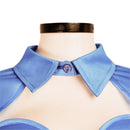 Film The Fifth Element Leeloo‌‌ Cosplay Costume Women Blue Suit - AwwwCos