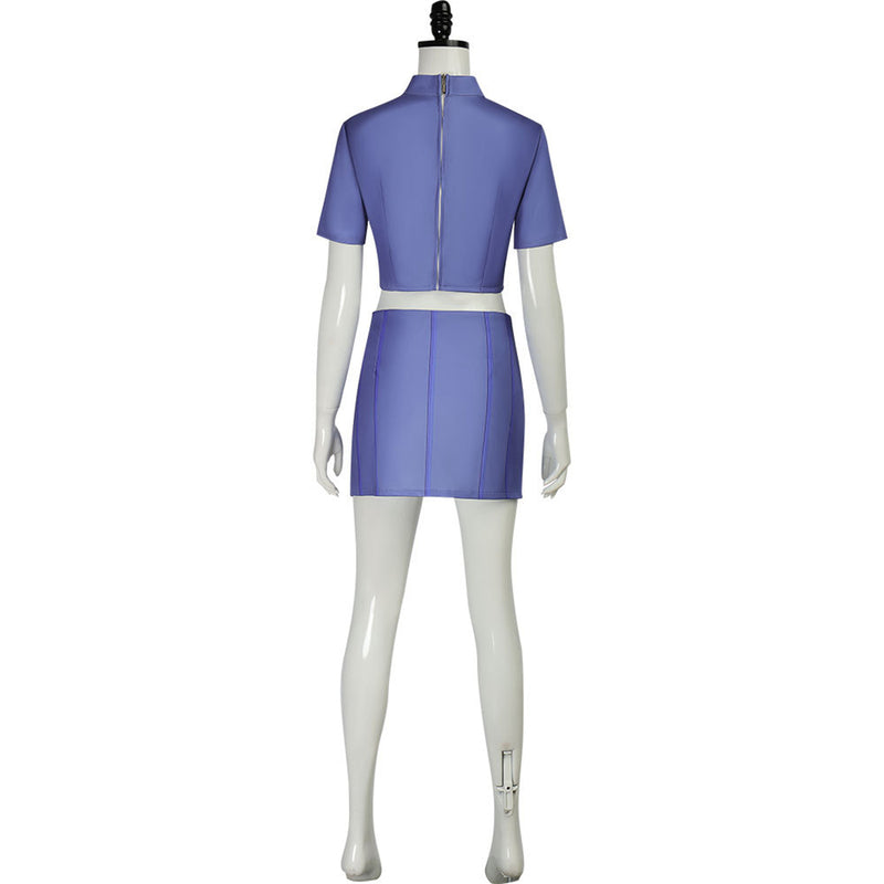 Film The Fifth Element Leeloo‌‌ Cosplay Costume Women Purple Suit - AwwwCos