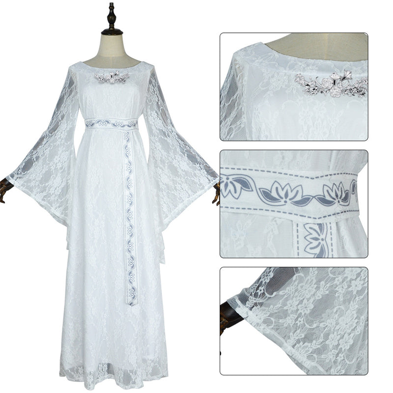 Film The Lord of the Rings Galadriel Cosplay Costume