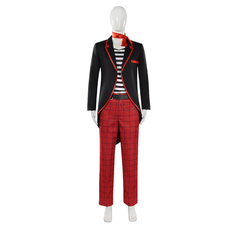 Film The Mask La mascara Jim Carry Cosplay Costume Uniform